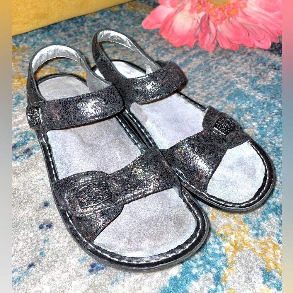 Alegria Vienna Sandals Metallic 7